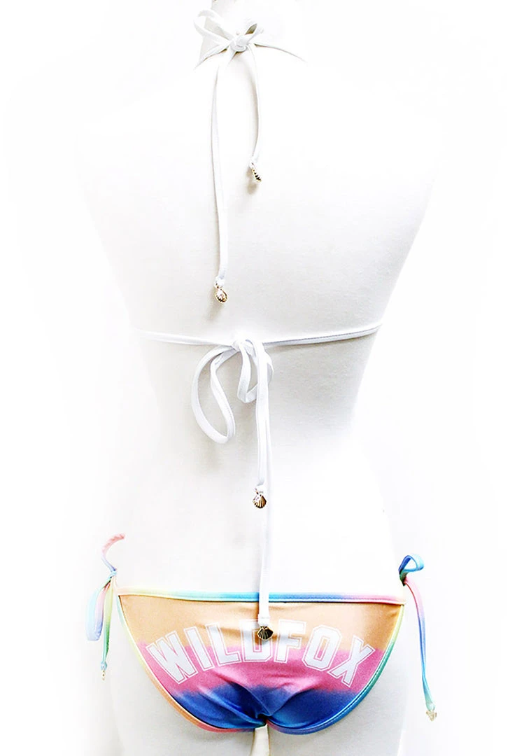 Swim Wildfox Sunset Contrast Reversible Bikini Top