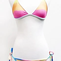 Swim Wildfox Sunset Contrast Reversible Bikini Top