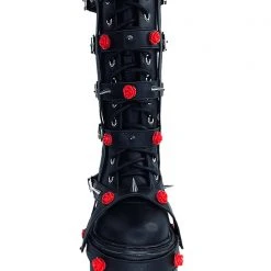 Y.R.U. Dune Bondage Rose In Black/Red
