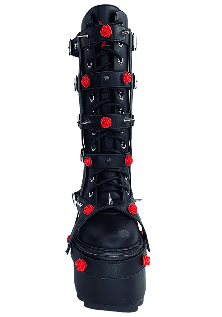 Y.R.U. Dune Bondage Rose In Black/Red