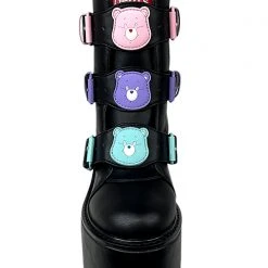 Y.R.U. The Great Fantastic Dune Lo Care Bears Platform Boots In Black
