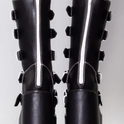 Y.R.U. Dune Skeleton Platform Boots Shoes