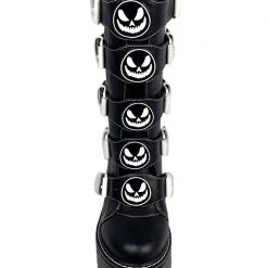 Y.R.U. Dune Skeleton Platform Boots Shoes