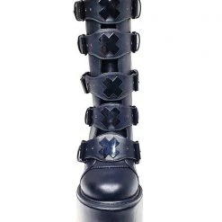 Y.R.U. Dune X Blackout Platform Boots Shoes