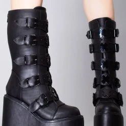 Y.R.U. Dune X Blackout Platform Boots Shoes