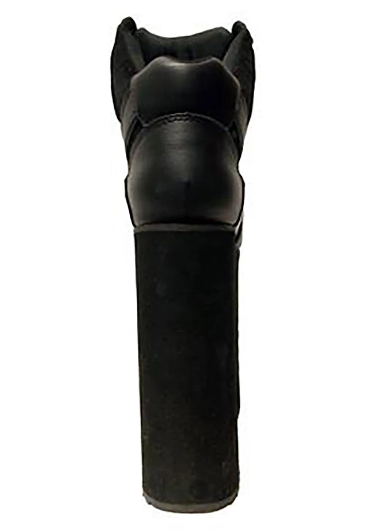 Y.R.U. Qozmo Sky Hi Platform Sneakers In Black Shoes