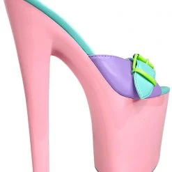 XTRA Sugar Butterfly Platform Heels In Pastel World Tour