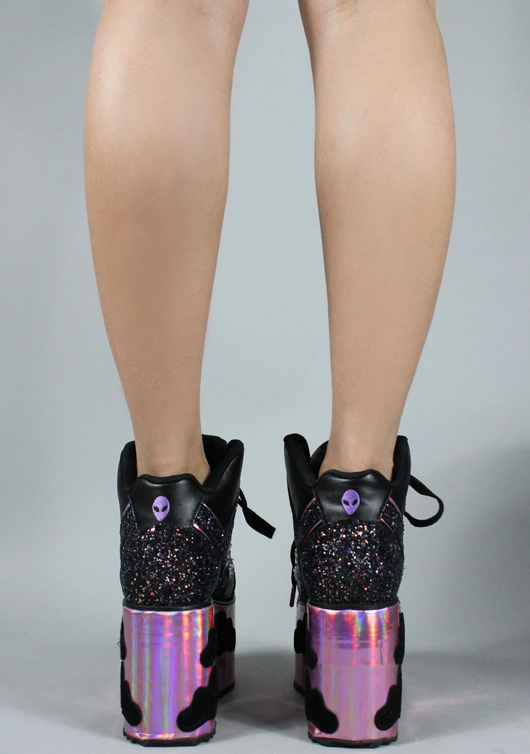 Y.R.U. Qozmo Night Sky Sky Platform Sneakers