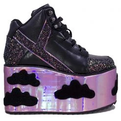 Y.R.U. Qozmo Night Sky Sky Platform Sneakers