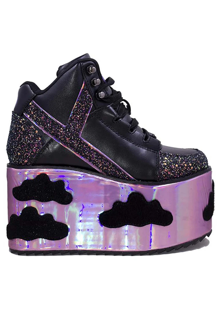Y.R.U. Qozmo Night Sky Sky Platform Sneakers