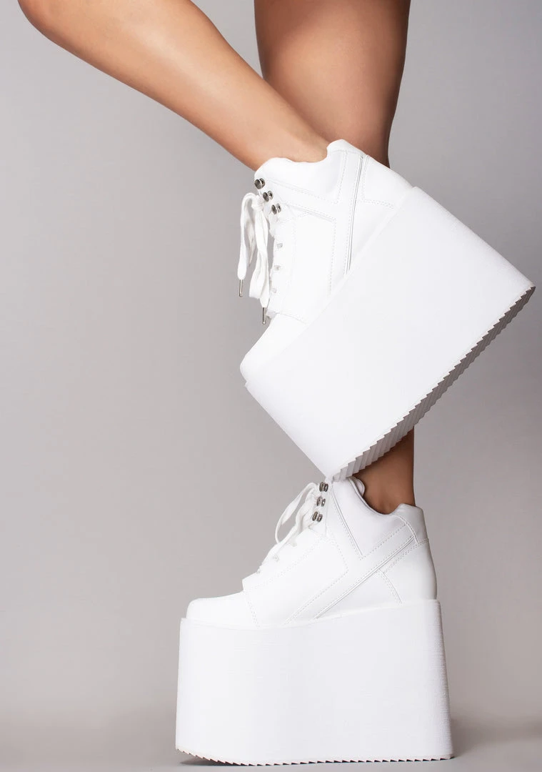 Y.R.U. Qozmo Sky Hi Platform Sneakers