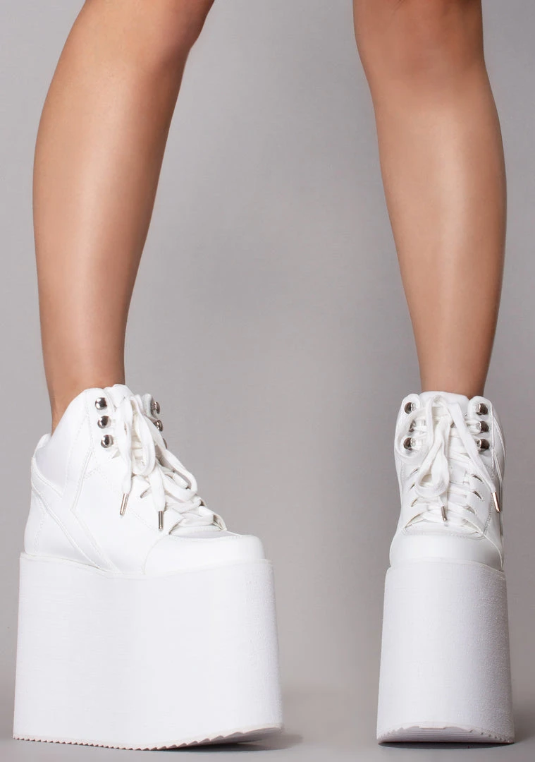 Y.R.U. Qozmo Sky Hi Platform Sneakers