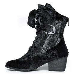 Y.R.U. Dame Witch Boots In Black Shoes