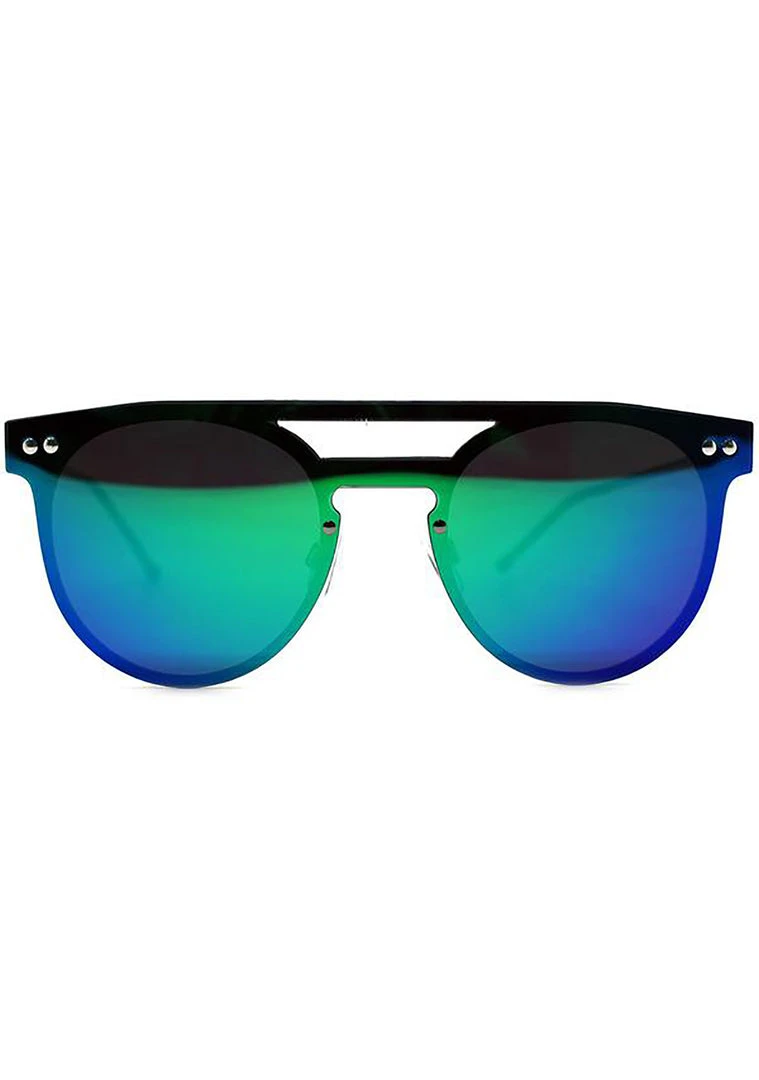 Spitfire Prime Sunglasses In Silver/Green Accessories