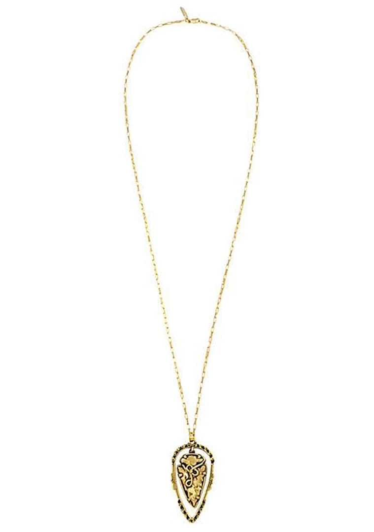 Vanessa Mooney The Illuminations Necklace In Gold