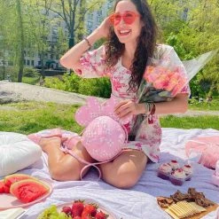 Danielle Nicole X Disney 3D Minnie Cherry Blossom Crossbody Bag