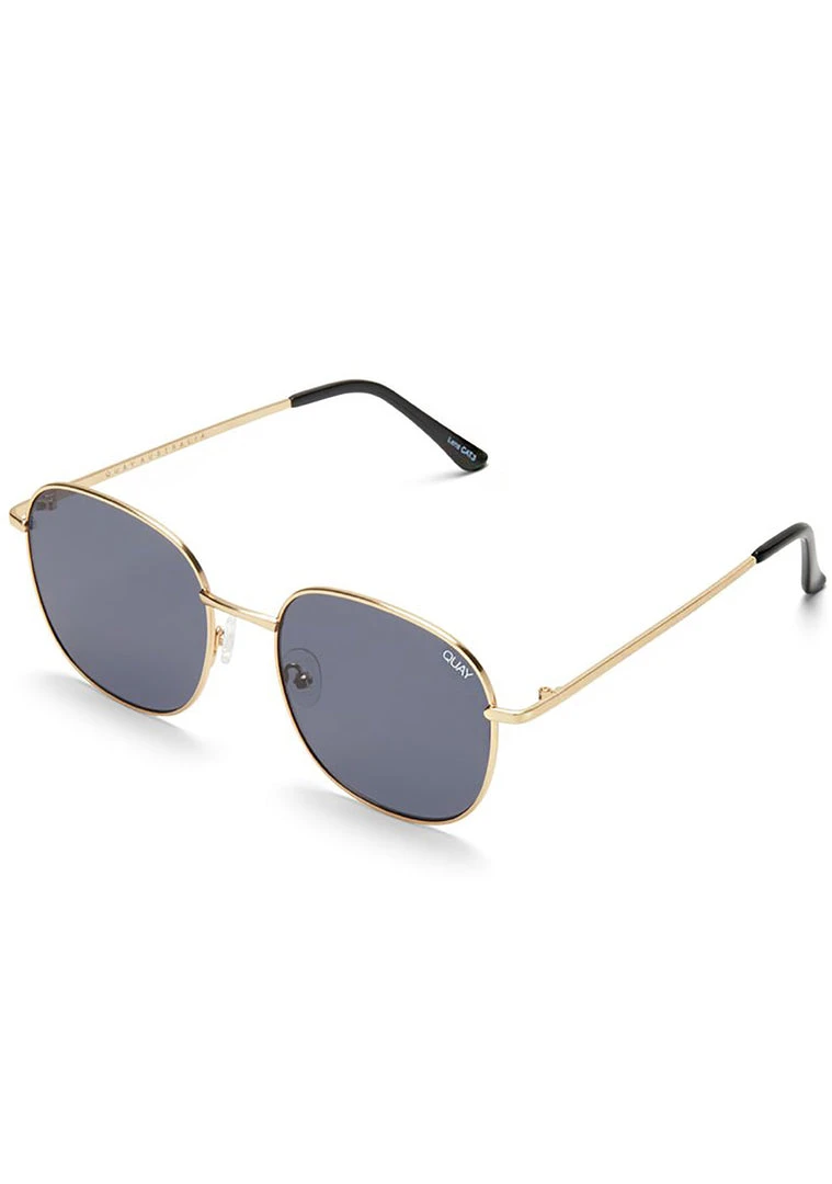Quay Australia Jezabell Sunglasses In Gold/Smoke