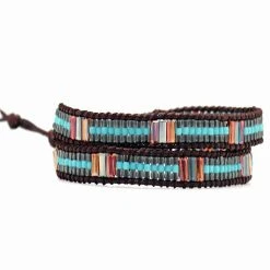 LA Style Rush X Katie Soleil Bodhi Double Wrap Beaded Bracelet Accessories